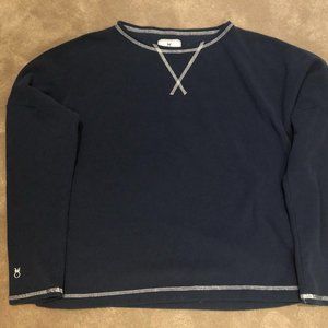 Somerset Sweatshirt in Terry Fleece (Navy)